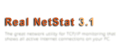 Real NetStat - The Live NetStat Utility For Connection Monitoring. The Great Replacement Of NetStat.exe Console Tool.